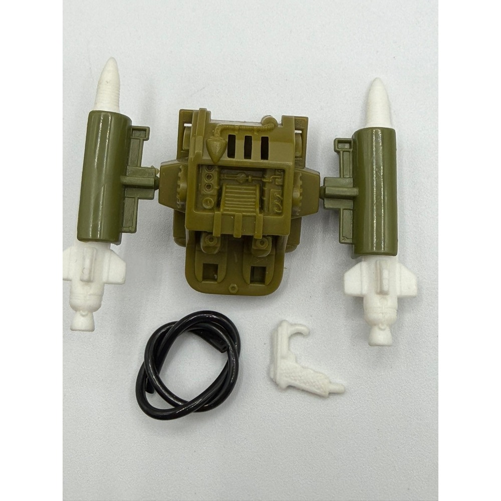 Vintage 1987 GI Joe FAST DRAW Backpack Missile Lot Hand Control Hose Original